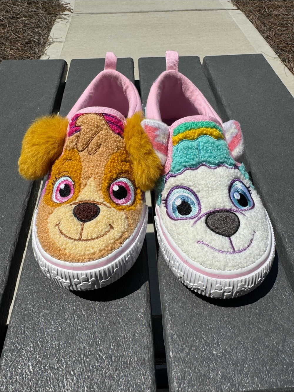 Paw Patrol Kids Character Slip-On Sneakers in Pink, Yellow, Turquoise, White